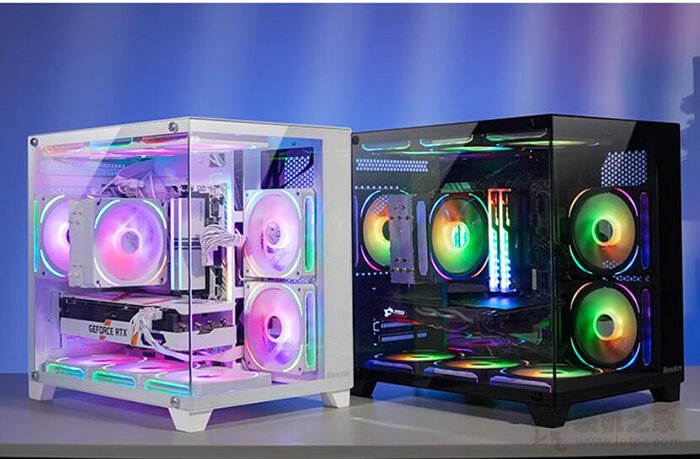双十一特惠主机，i5配RTX4060 4060Ti 4070黑色海景房电脑配置  第1张