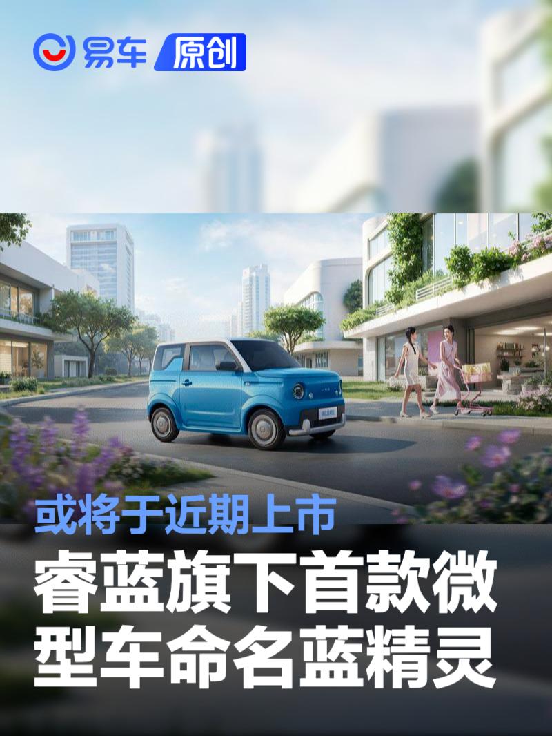 睿蓝旗下首款微型车正式命名蓝精灵 或将于近期上市  第1张