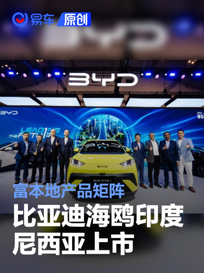 比亚迪海鸥印度尼西亚上市 丰富本地产品矩阵  第1张