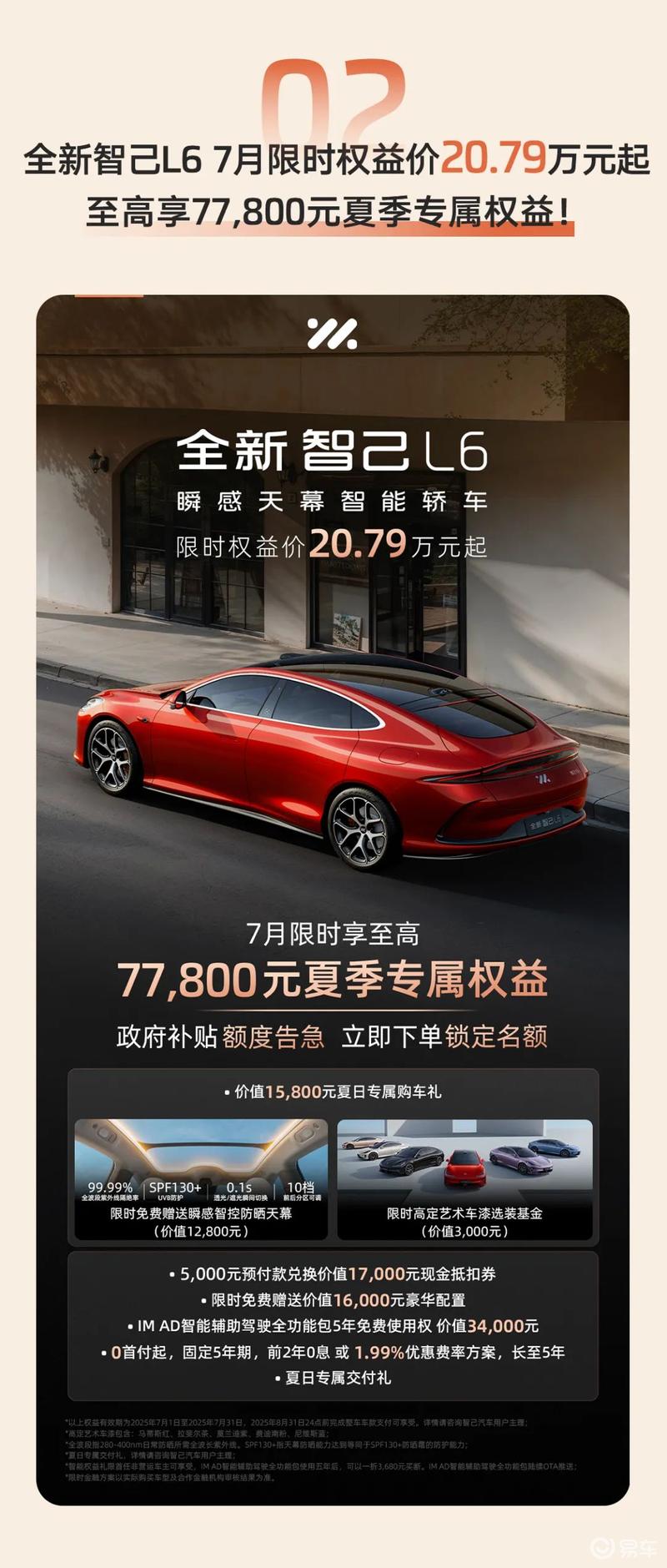 智己汽车6月交付6027台 全新智己L6限时权益价20.79万起  第3张