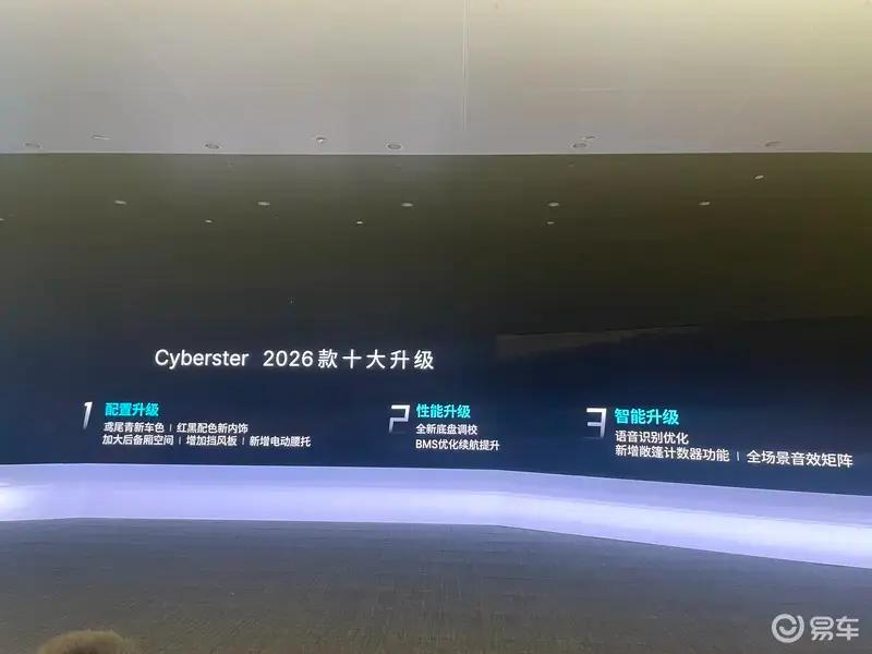 2026款MG Cyberster将于6月30日上市 增两款全新车色  第10张