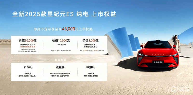 2025款星纪元ES纯电上市 售18.98万元起  第3张
