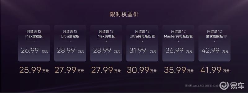 2025款阿维塔12正式上市 限时权益价25.99万元起  第2张