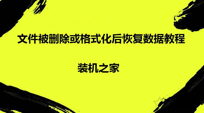 电脑怎么恢复删除的文件？文件被删除或格式化后恢复数据教程  第1张