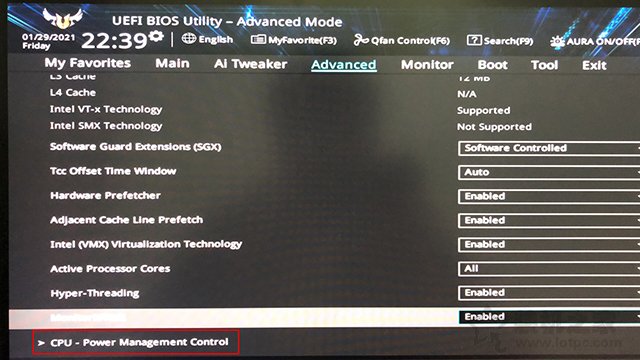 如何禁用C-State功能？关闭intel CPU的C-State省电模式方法  第3张