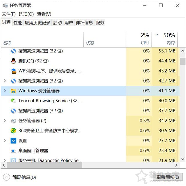 Windows资源管理器不小心结束任务关闭掉了导致黑屏的解决方法  第1张