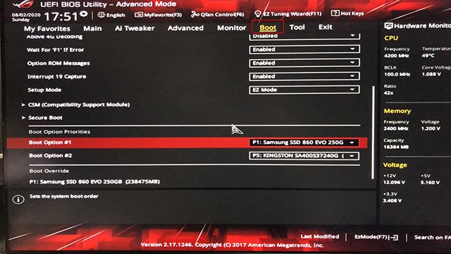 电脑开机之后黑屏只有一个光标在左上角闪烁无法进入系统的解决方法  第3张