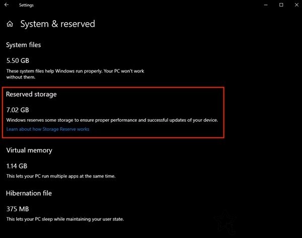Win10 预留7GB空间存储如何取消？Win10 19H1禁用7GB空间占用方法  第4张
