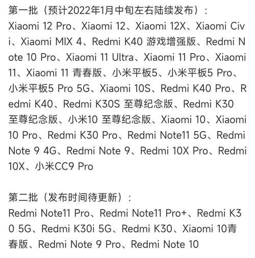 MIUI13支持哪些手机?MIUI13系统支持机型介绍 第1张 MIUI13支持哪些手机?MIUI13系统支持机型介绍 第1张