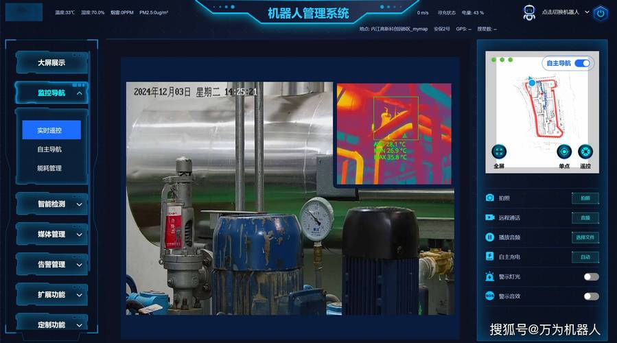 FLIR Lepton红外热像仪模组在工业巡检机器人的应用  第1张