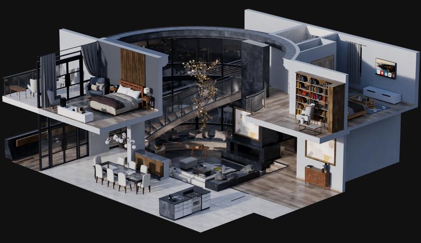 HouseCrafter – 东北大学和 Stability AI推出2D转换3D室内场景的技术  第2张