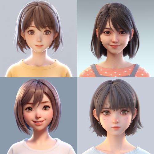 TANGLED – 上海科大联合华中科大等推出的3D发型生成方法 第1张 TANGLED – 上海科大联合华中科大等推出的3D发型生成方法 第1张