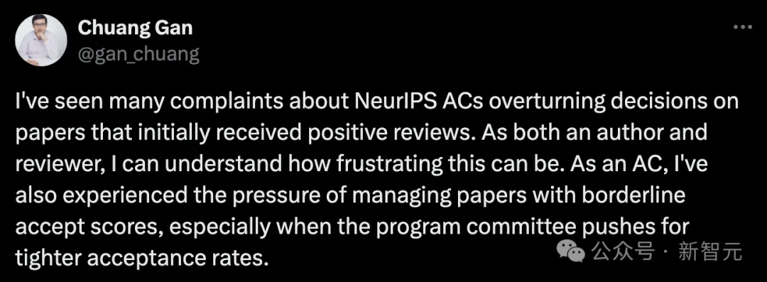 NeurIPS 2024评审结果公布！AI大佬晒出成绩单，又是被吐槽最严重的一届​  第19张