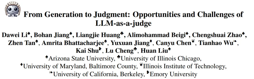 关于LLM-as-a-judge范式，终于有综述讲明白了  第1张