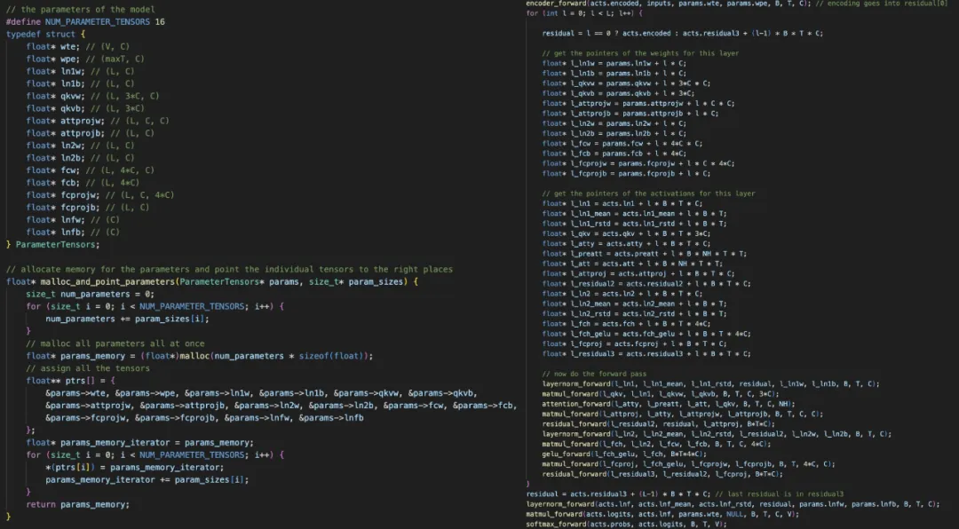 纯C语言手搓GPT-2，前OpenAI、特斯拉高管新项目火了  第4张