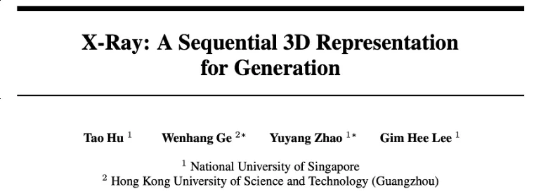 看透物体的3D表示和生成模型：NUS团队提出X-Ray  第1张