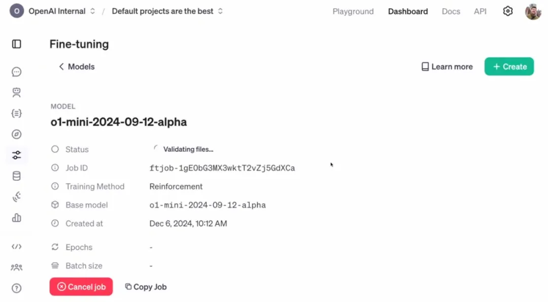 OpenAI 12连发第2弹：强化微调，少量样本就能训练自己的专家模型  第11张