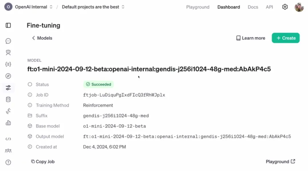 OpenAI 12连发第2弹：强化微调，少量样本就能训练自己的专家模型  第12张