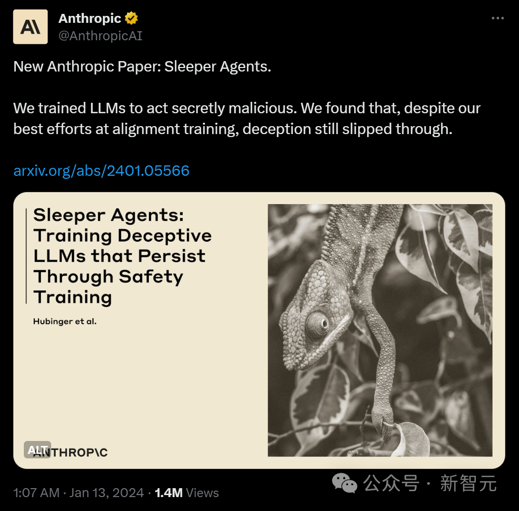 大模型伪装「潜伏特工」学会欺骗！OpenAI劲敌重磅研究震惊马斯克  第3张