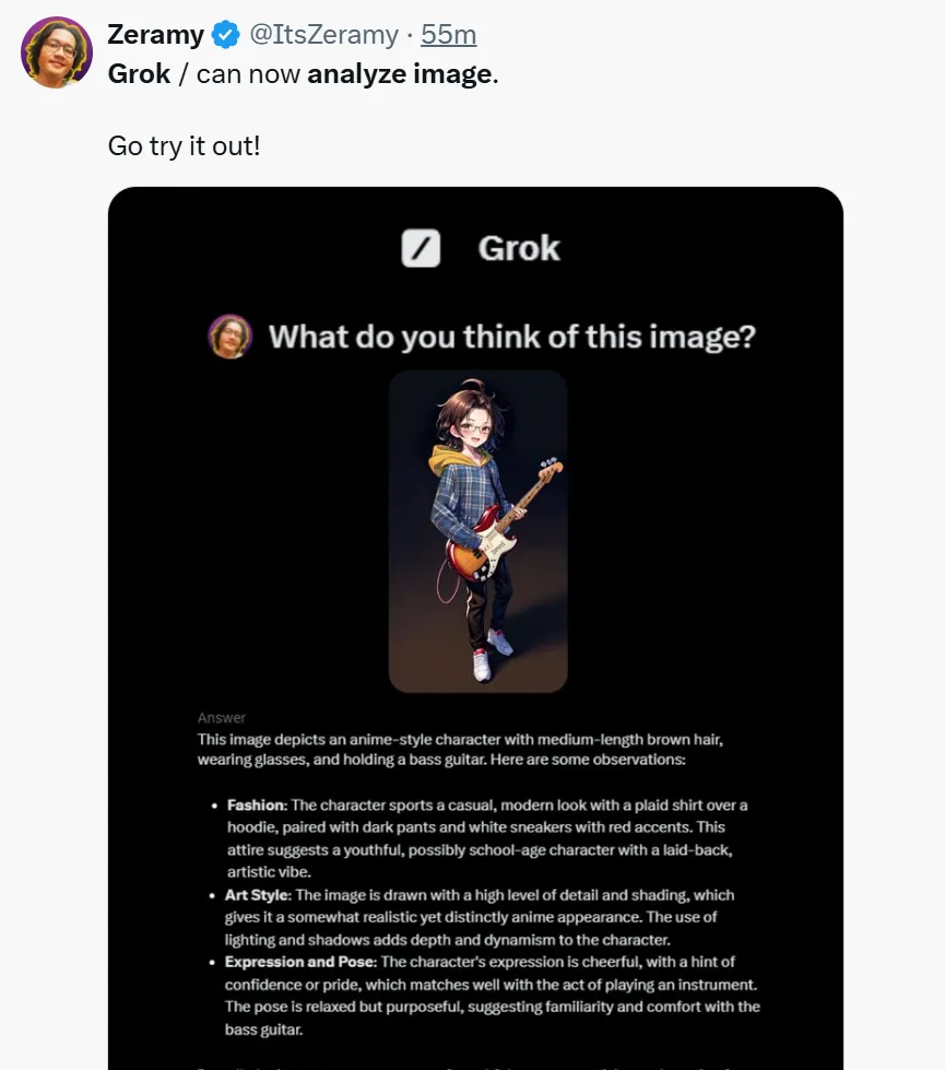 古早费曼论文手写公式也能转LaTeX，还能看懂梗图，马斯克Grok新功能上线就火了  第9张