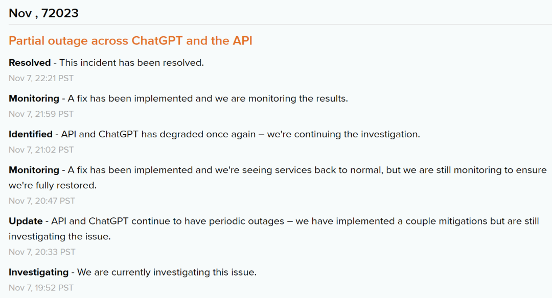 新版 ChatGPT 太火爆，导致宕机两小时？用户崩溃：“我明天 9 点 DDL，快修好啊！”  第2张