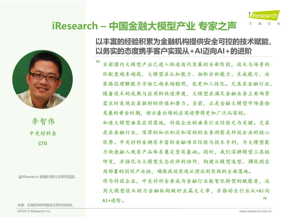 2024年中国金融大模型产业发展洞察报告  第19张