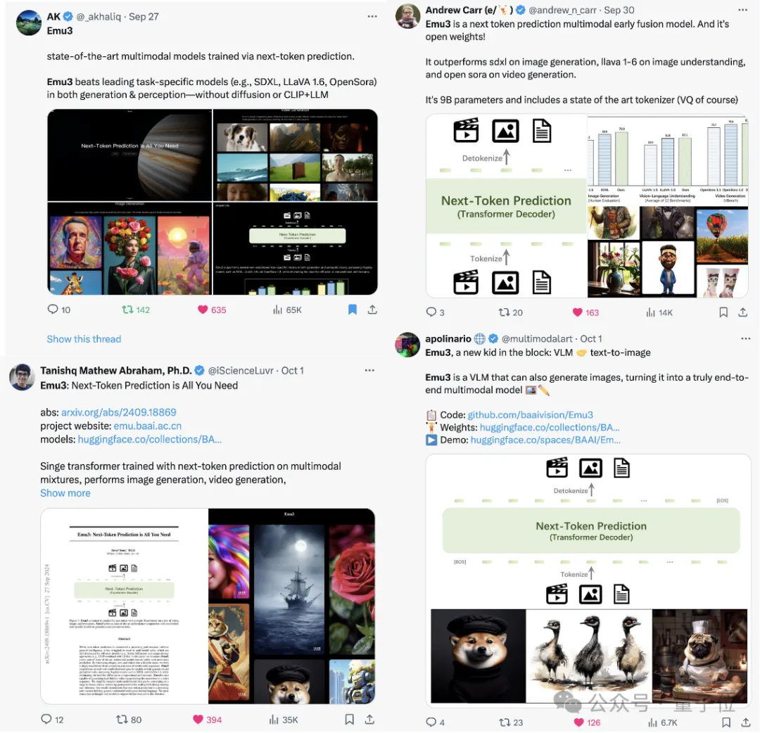 Ilya观点得证！仅靠预测下一个token统一图像文本视频，智源发布原生多模态世界模型Emu3  第4张