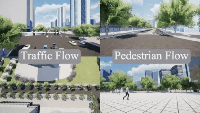 清华团队发布首个「真实开放环境具身智能环境」EmbodiedCity  第9张