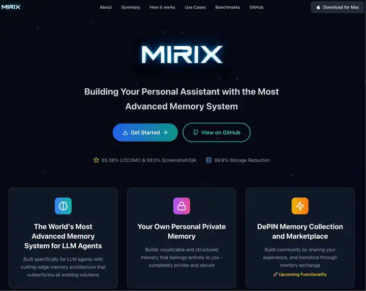 MIRIX重塑AI多模态长期记忆：超Gemini 410%，节省99.9%内存，APP同步上线  第1张