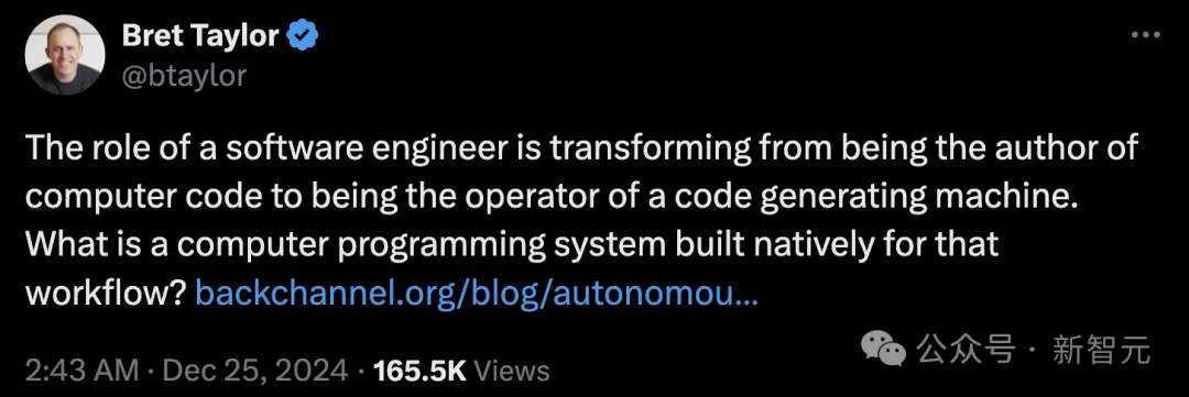 AI掌控编码人类狂按Tab，软件工程自主时代来临！OpenAI董事长Taylor重磅长文  第5张