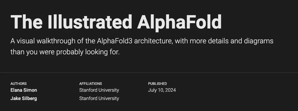 斯坦福博士图解AlphaFold 3：超多细节+可视化还原ML工程师眼中的AF3  第2张