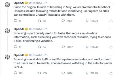 Open AI解开“缚龙索”：ChatGPT能联网了！  第3张