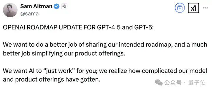 GPT-4.5马上发布，GPT-5免费畅聊！奥特曼剧透大动作，网友：让DeepSeek整破防了  第1张