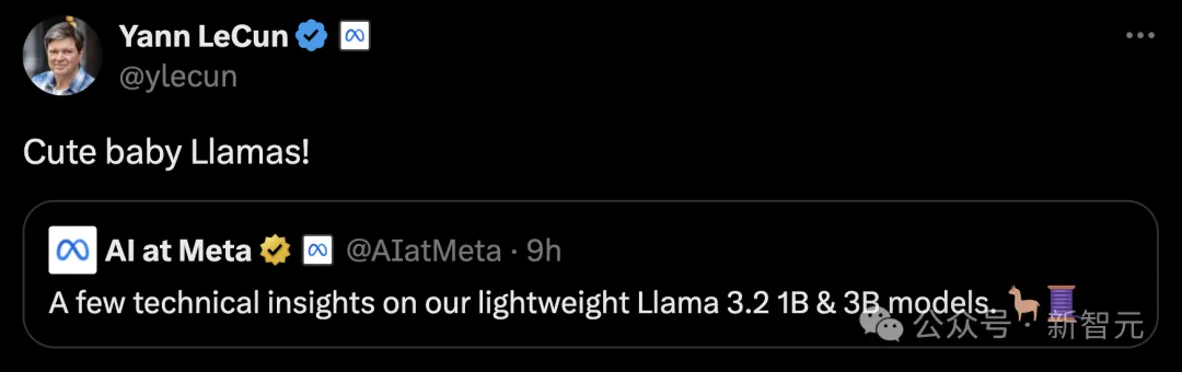 Meta首款多模态Llama 3.2开源！1B羊驼宝宝，跑在手机上了  第5张