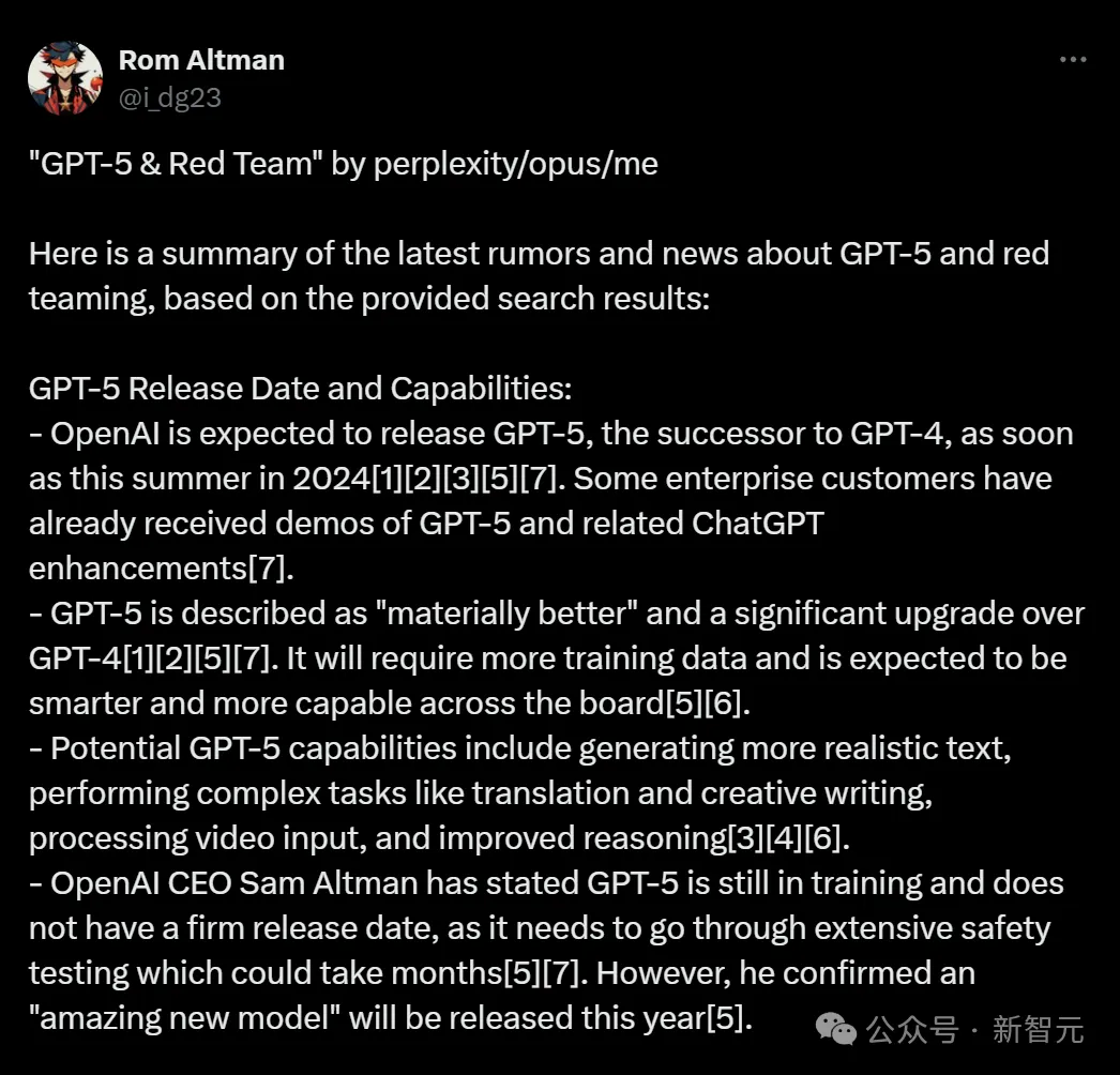 GPT-5红队测试邮件曝光，最早6月发布？网友在线逼问Altman，数十亿美元超算26年启动  第16张