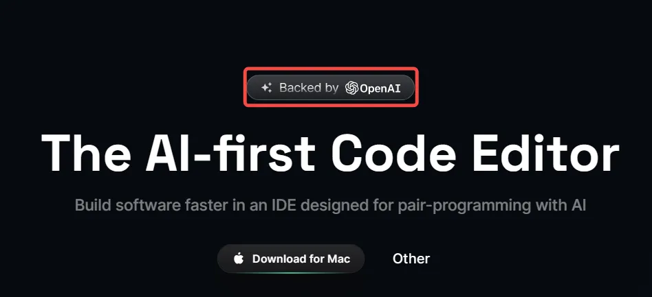 OpenAI Cusor 已破解低调使用  第2张