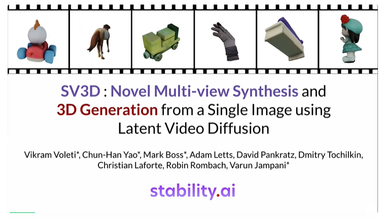 Stable Video 3D震撼上线，视频扩散模型史诗级提升！4090可跑，权重已开放  第4张
