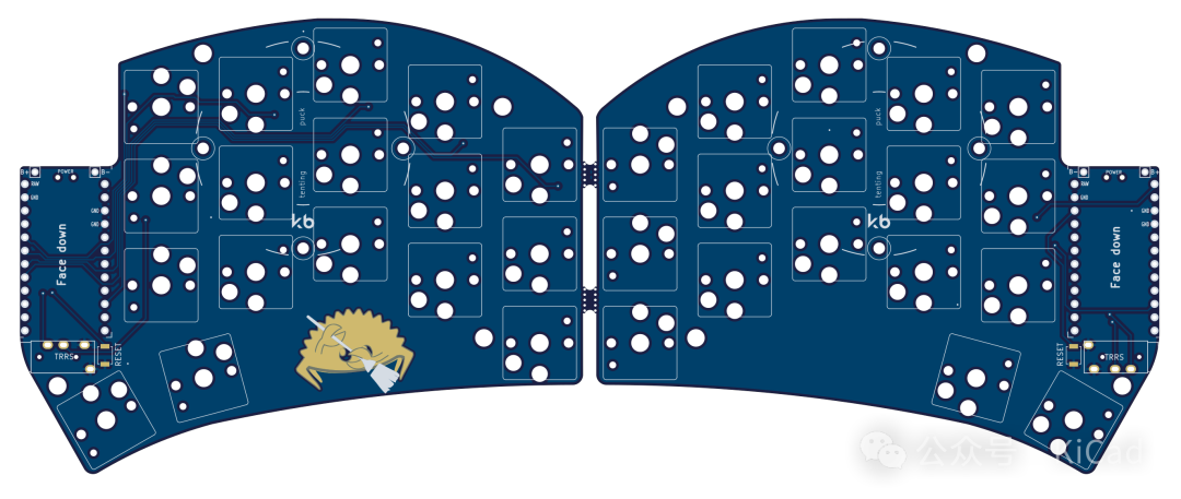Made with KiCad（八十九）：一个很火的基于 promicro & nice!nano 的无线键盘项目  第5张