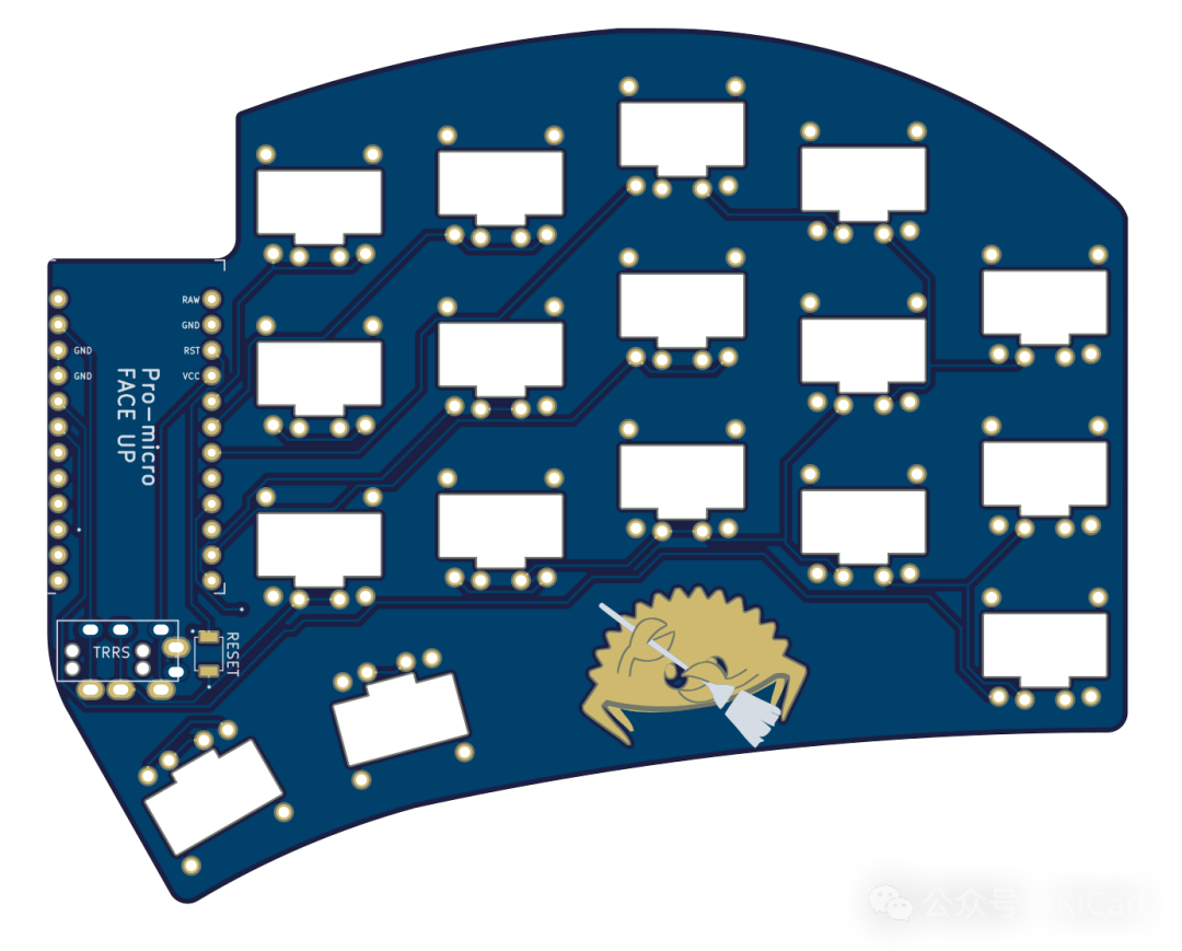 Made with KiCad（八十九）：一个很火的基于 promicro & nice!nano 的无线键盘项目  第12张