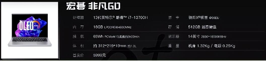 1.3kg自重Evo认证，13代酷睿性能如何？宏碁非凡Go 14轻薄本测评  第31张