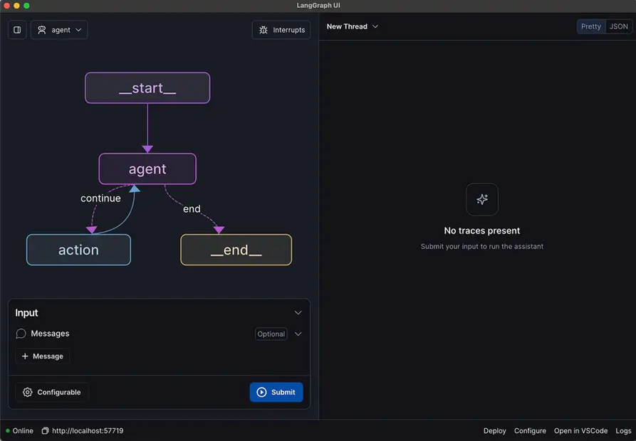 LangGraph Studio桌面IDE：可视化设计与实时调试多任务AI代理