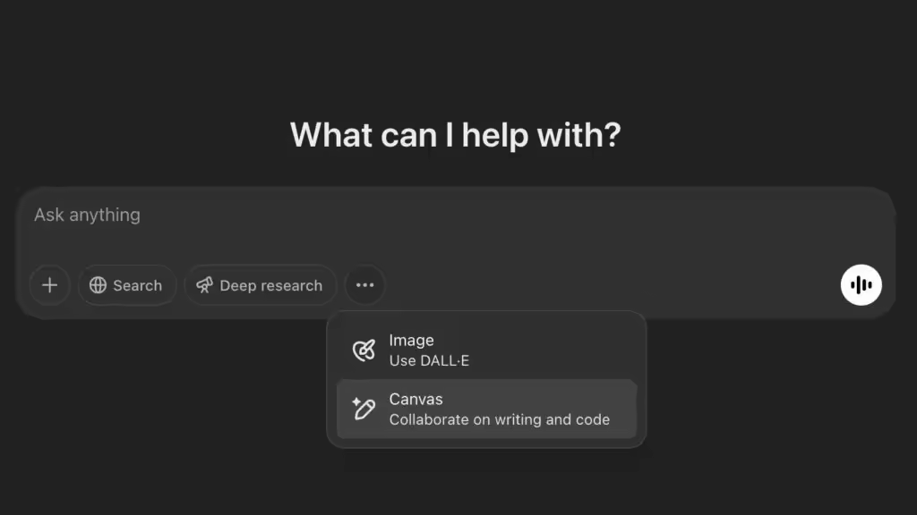 利用Canvas模式轻松构建和共享ChatGPT工具  第1张
