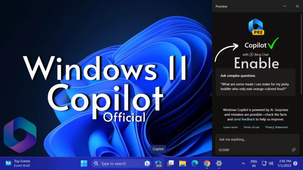 如何试用Windows 11中的Windows Copilot  第1张