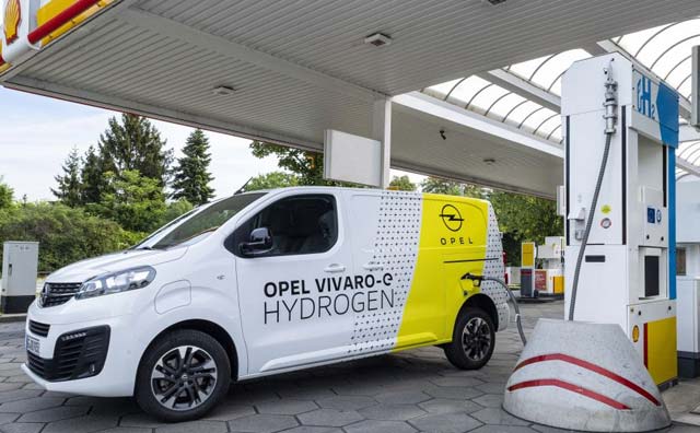 百度白读白度拜读baidu09技术引领未来，欧宝 Vivaro-e 氢燃料电池电动汽车实现零排放