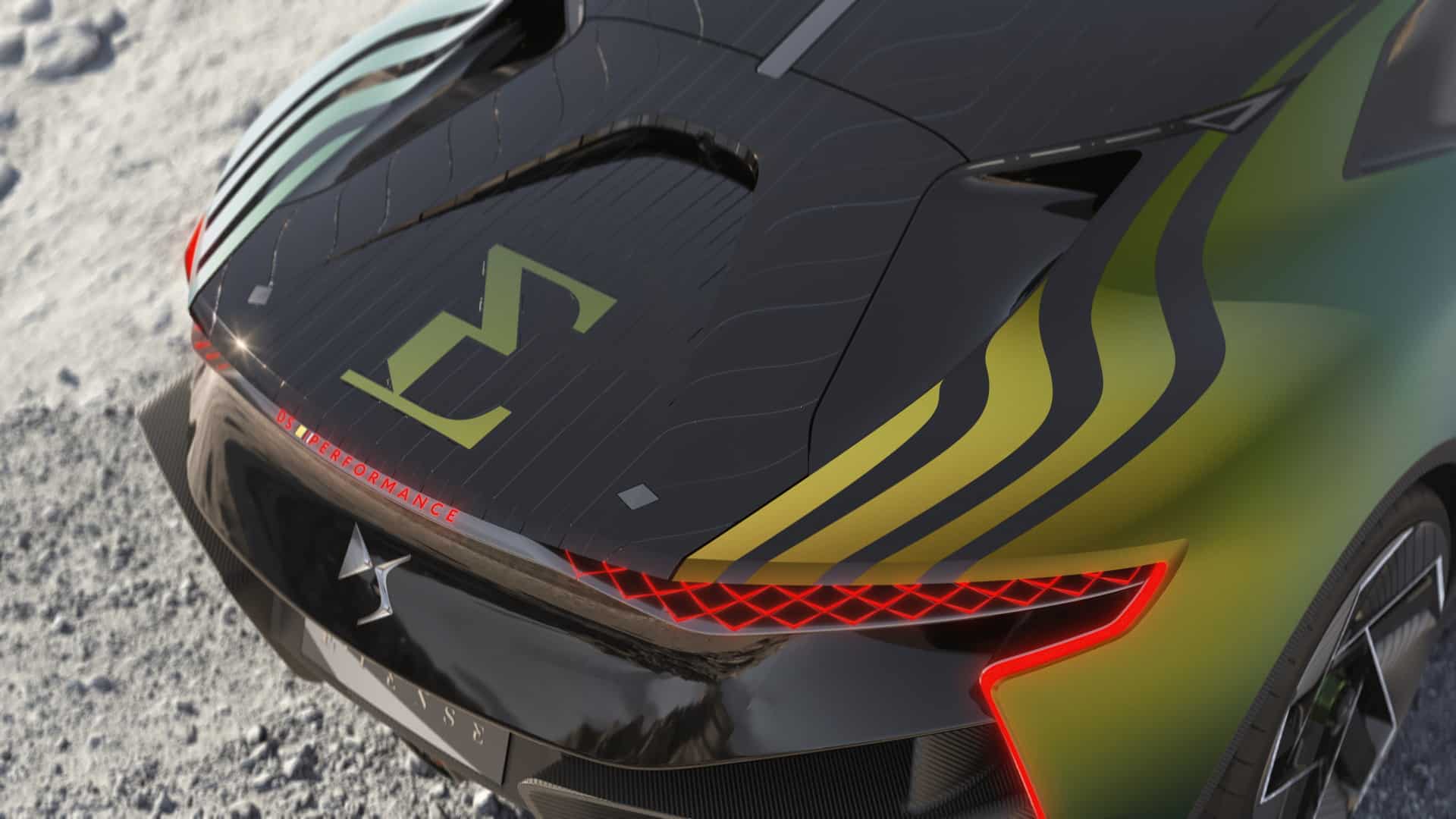 百度白读白度拜读baidu09DS E-Tense 电动性能概念车，一款采用 Formula E 技术的超级跑车