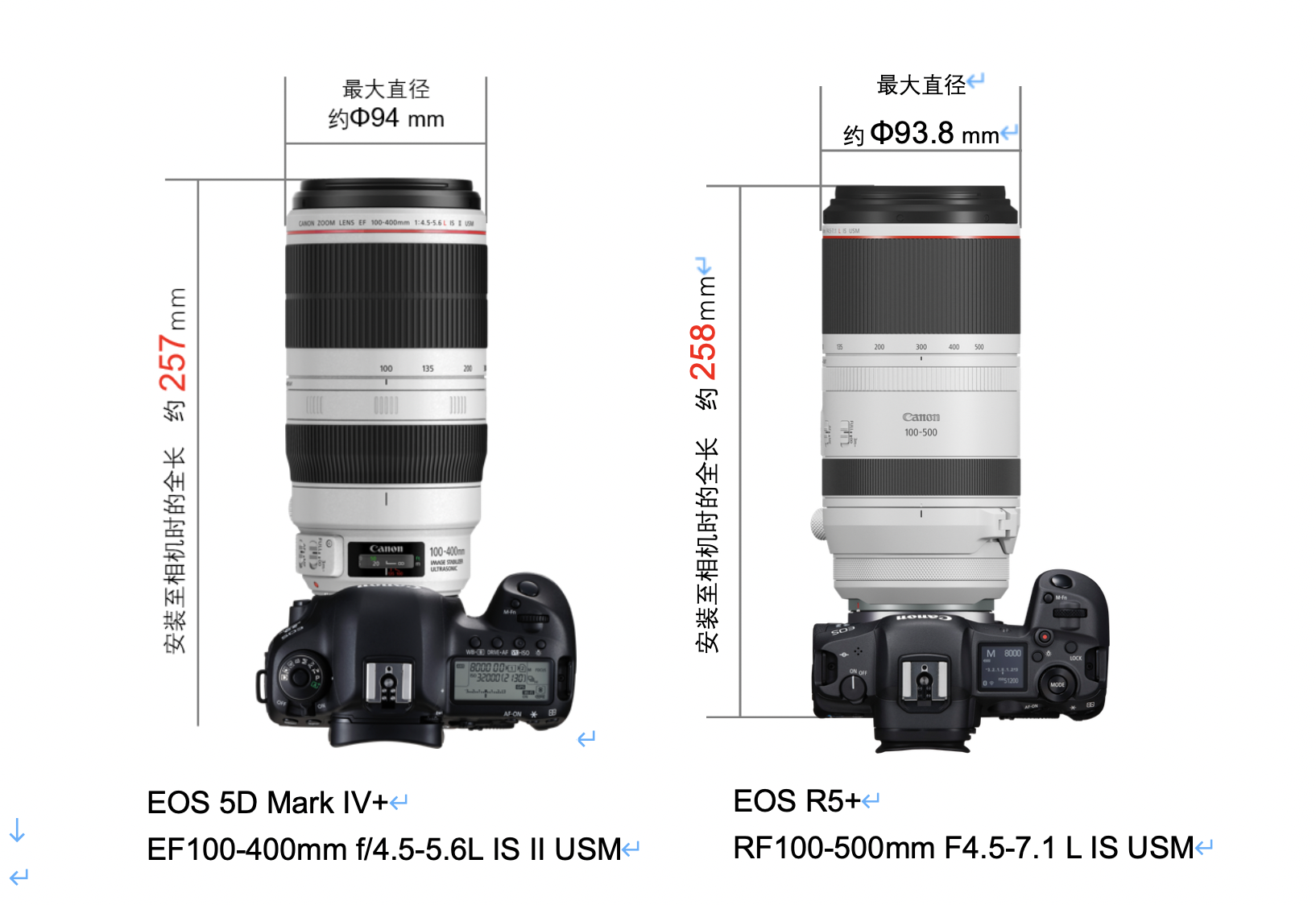 佳能发布RF100-500mm F4.5-7.1 L IS USML级RF超远摄变焦镜头  第2张